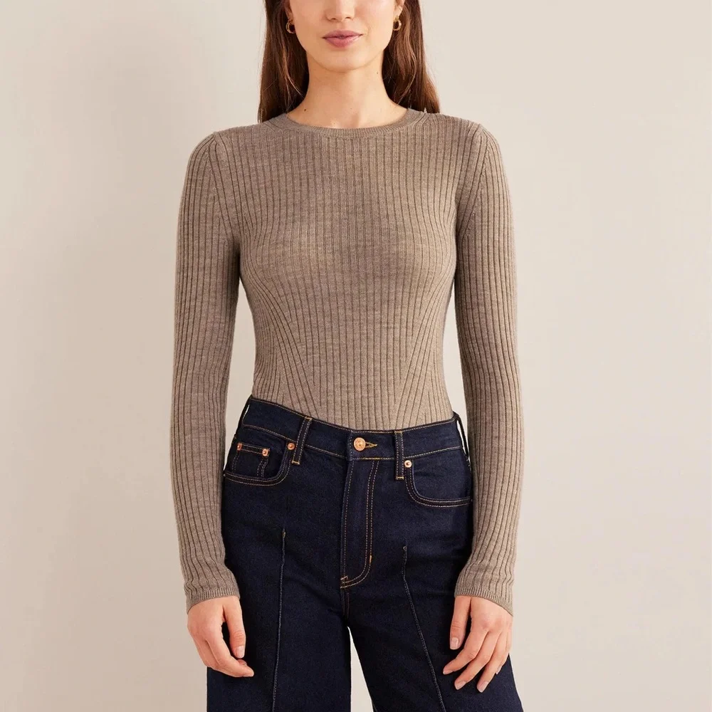 NWT Boden Ribbed Merino Sweater - Picture 4 of 10
